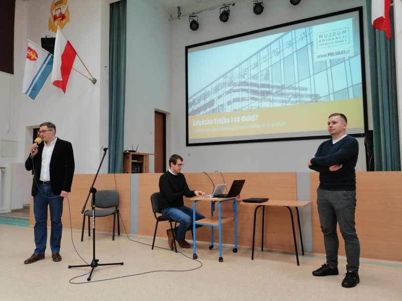 Read more about the article Projekt „Gdyńska Trójka i co dalej? Emigracyjne plany edukacyjne maturzystów III LO w Gdyni”