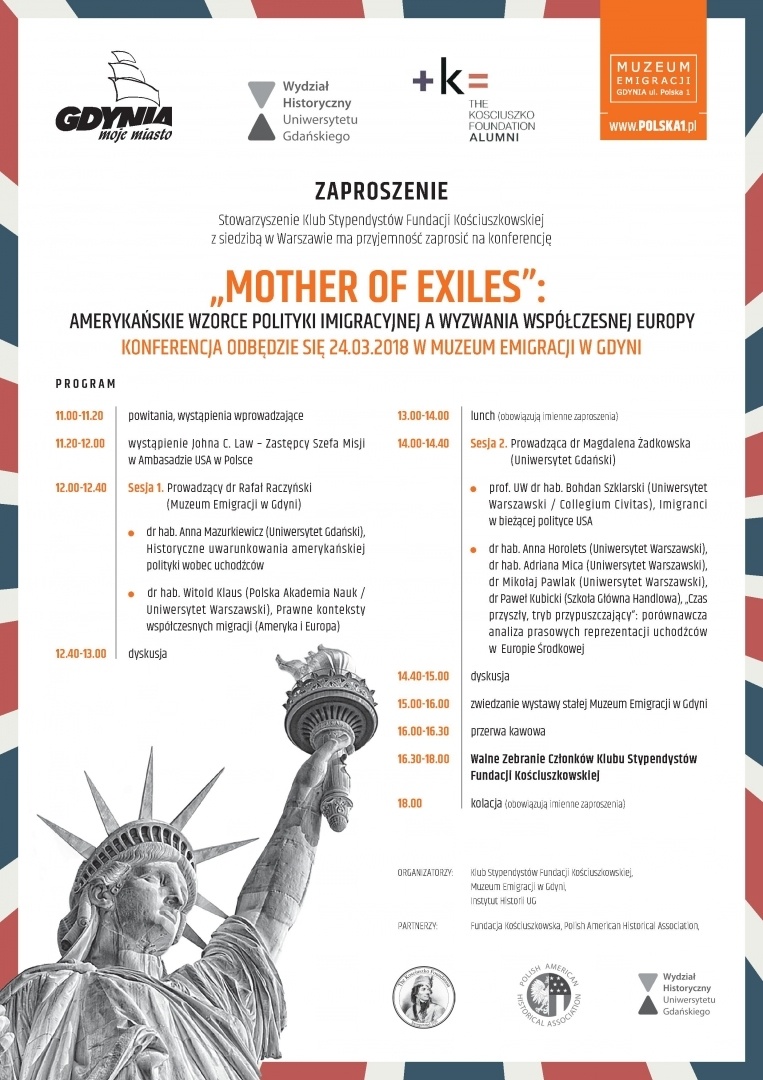 Read more about the article 24.03 | Konferencja Mother of Exiles