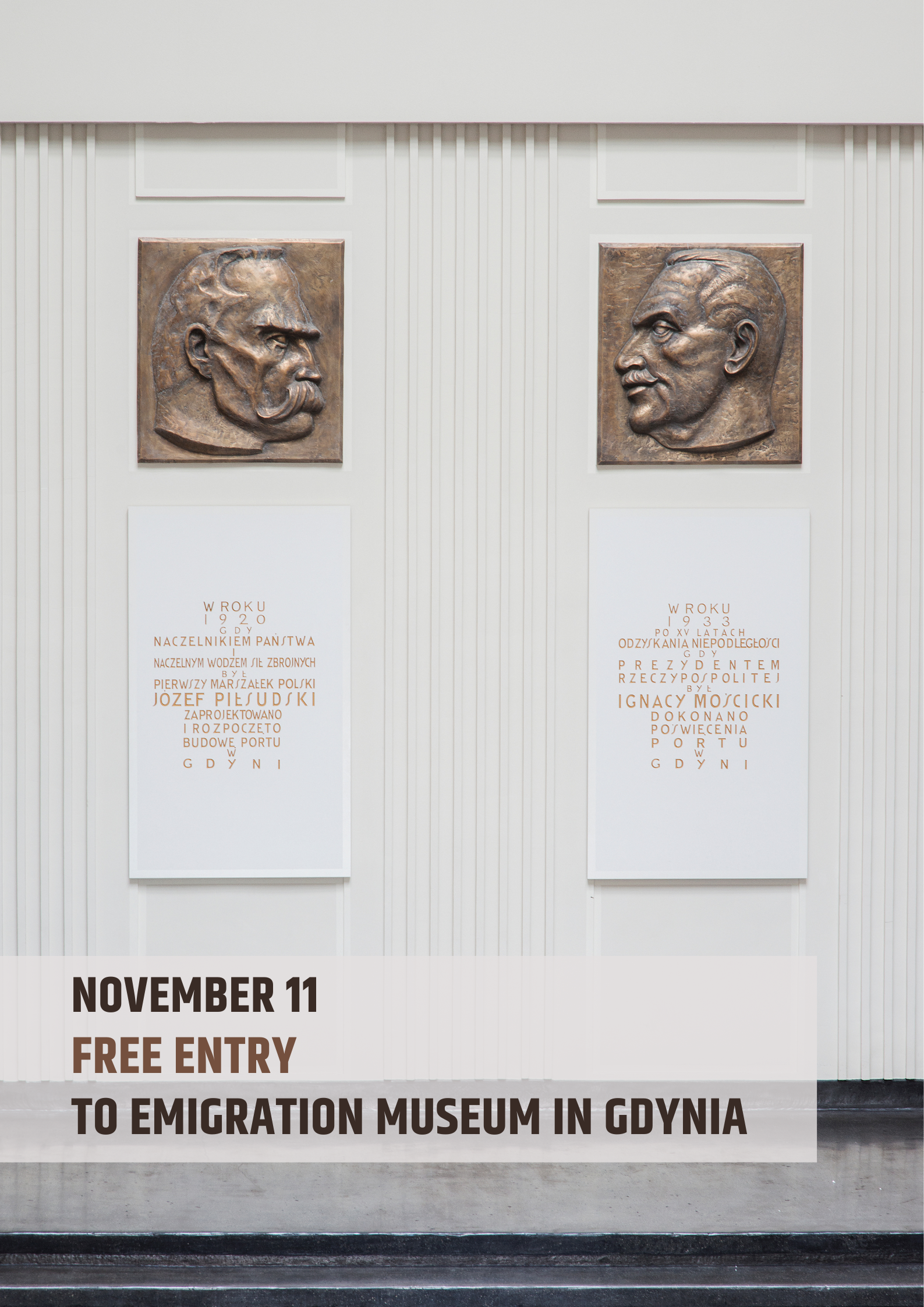 Read more about the article Free entry to the Emigration Museum in Gdynia on November 11!